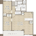 広々ファミリータイプ (間取) 広々ファミリータイプ (間取)